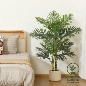 jual pohon palem artificial – tanaman palem plastik harga murah
